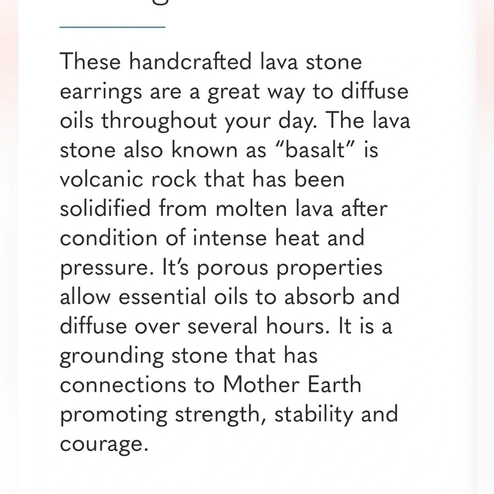 Golden and lava stone oil diffuser earrings, new